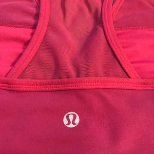 Pink Lululemon tank 8